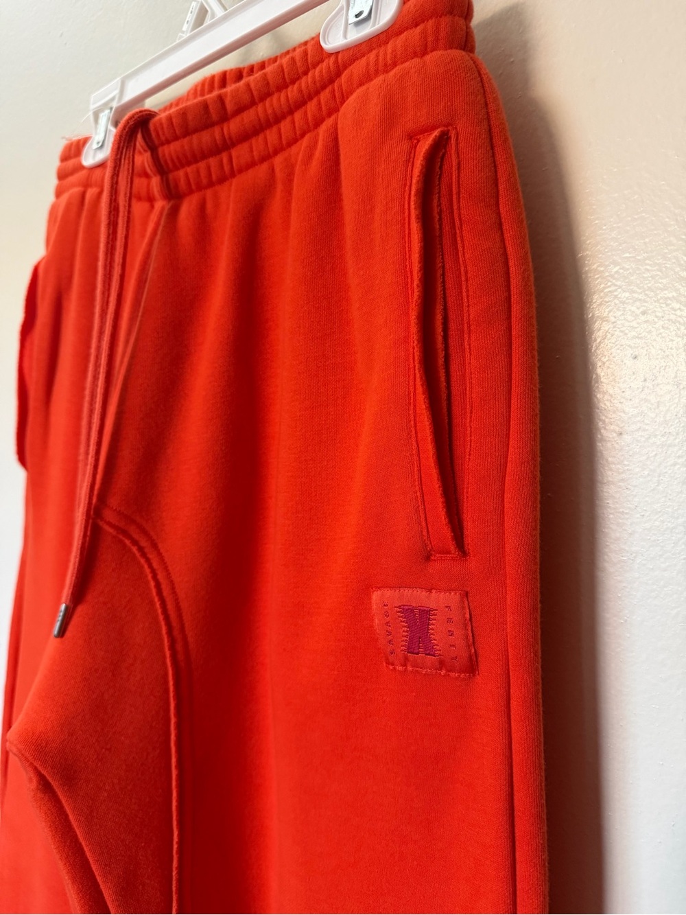 Savage X Fenty Orange Fleece Sweatpants Joggers XS - Picture 4 of 14